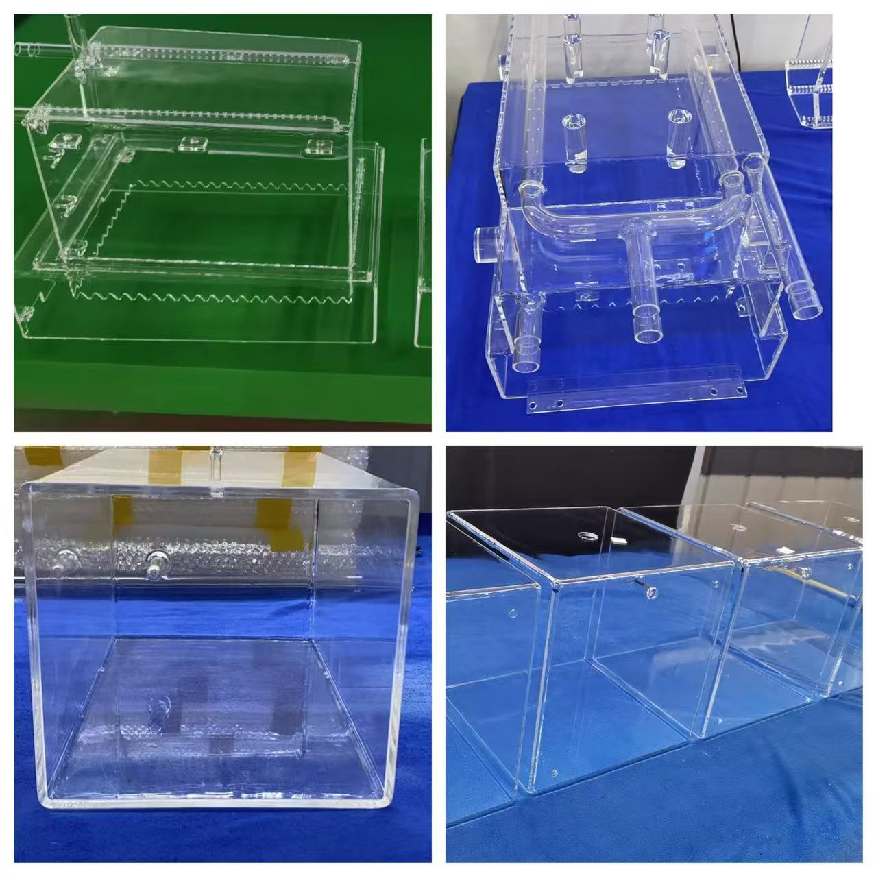 के बारे में नवीनतम कंपनी का मामला Custom JGS2 Quartz Square Tank-Amy
