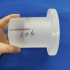 Large Diameter Quartz Tube Flange Flannel Plate Transparent For Chemical Pipe
