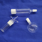 Customized Clear Quartz Glass Tube Reactor With Belt Grinding Mouth Fused Silicon
