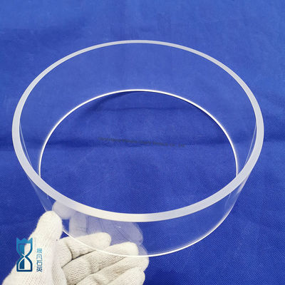 गुणवत्ता  High Quality Fused Silica Quartz Tube Clear Color कारखाना