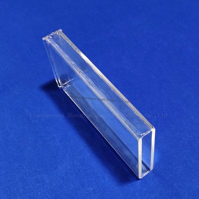 गुणवत्ता  Corrosion Resistant High Transmittance Quartz Glass Plate with 1100℃ Working Temperature कारखाना