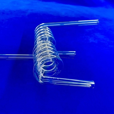 गुणवत्ता  Factory Custom Laboratory High Temperature And Corrosion Resistant Quartz Spiral Tube कारखाना