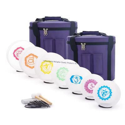 गुणवत्ता  Versatile Crystal Singing Bowl Set for Meditation Healing Sound Therapy and Spiritual Healing Sessions in Wellness Centers कारखाना