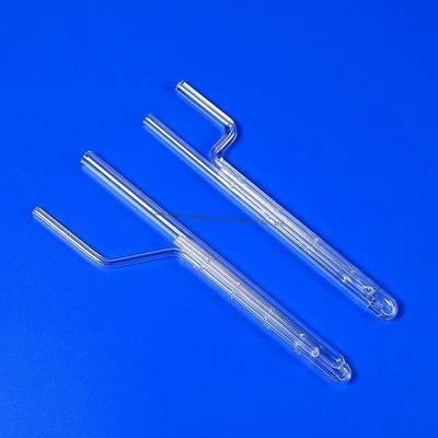 गुणवत्ता  Custom High Temperature and Corrosion Resistant BET Quartz Sample Tubes for Laboratory Use कारखाना