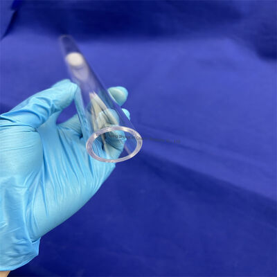 गुणवत्ता  High temperature resistant 1100° transparent quartz glass tube quartz sand core tube कारखाना