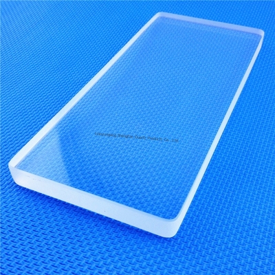 गुणवत्ता  1-60mm High Purity Clear Fused Silica Plate Heat Resistance  Transparent Arc Silica Quartz Plate कारखाना
