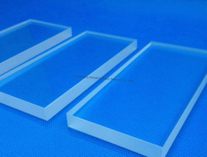 गुणवत्ता  Manugacturer Custom Optical Fused Quartz Glass  Thick Plate With High Transmitance कारखाना
