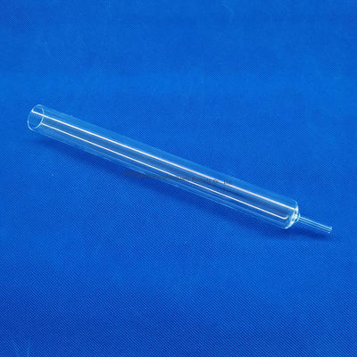 उच्च तापमान प्रतिरोधी संक्षारण प्रतिरोधी उच्च शुद्धता SiO2 क्वार्ट्ज ग्लास ट्यूब और फ्यूज्ड सिलिका ट्यूब