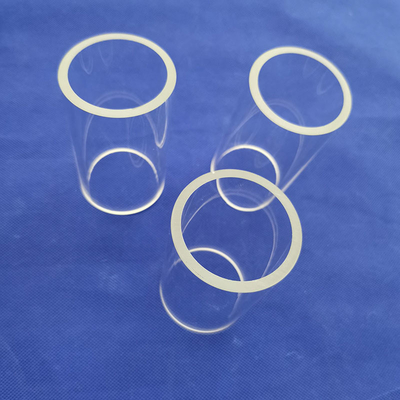 उच्च तापमान प्रतिरोध क्वार्ट्ज ग्लास ट्यूब 40MM दूध सफेद 1100 सेल्सियस