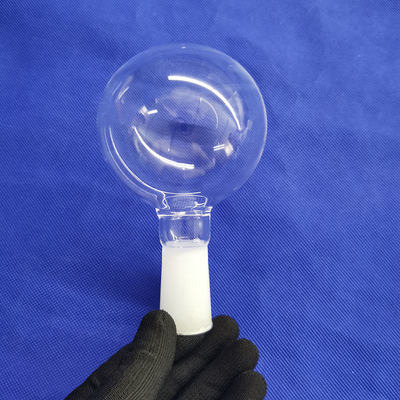 प्रयोगशाला के लिए 10 - 100 मिलीलीटर तेल अपकेंद्रित्र ग्लास ट्यूब क्वार्ट्ज फायर रिएक्शन केटल