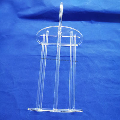 स्लॉट वेफर वाहक क्वार्ट्ज ग्लास बोट