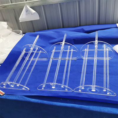 स्लॉट वेफर वाहक क्वार्ट्ज ग्लास बोट