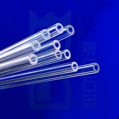 Transparent Heat Resistant Silica Quartz Glass Tube,Quartz Glass Tubing Silica Large Diameter Quartz Glass Tube