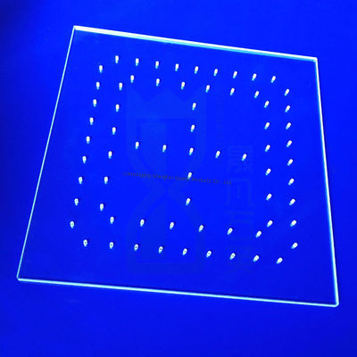 उच्च तापमान अनुप्रयोगों के लिए अनुकूलन योग्य आकार और सटीक सहनशीलता के साथ सैन्य ग्रेड फ्यूज़्ड क्वार्ट्ज़ प्लेट