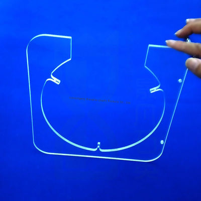 High Purity Quartz Glass Disc Sheet High Transmittance with Cutting and Welding Processing Services