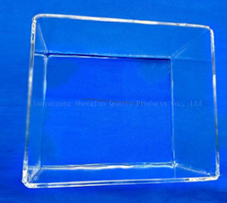 1100°C कार्य तापमान के साथ संक्षारण प्रतिरोधी उच्च पारगम्यता क्वार्ट्ज ग्लास प्लेट