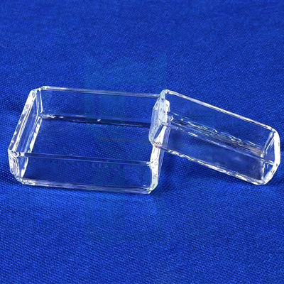 1100°C कार्य तापमान के साथ संक्षारण प्रतिरोधी उच्च पारगम्यता क्वार्ट्ज ग्लास प्लेट