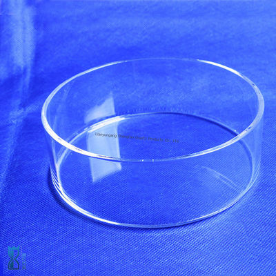 उच्च तापमान प्रयोगशाला उपयोग के लिए उच्च पारगम्यता संक्षारण प्रतिरोधी क्वार्ट्ज ग्लास प्लेट