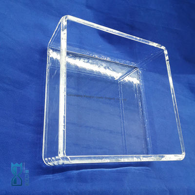 उच्च तापमान प्रयोगशाला उपयोग के लिए उच्च पारगम्यता संक्षारण प्रतिरोधी क्वार्ट्ज ग्लास प्लेट