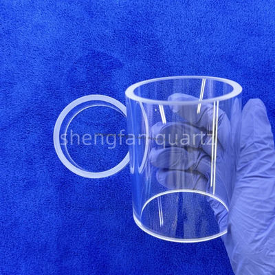 उच्च शुद्धता SiO2 99.99% क्वार्ट्ज ग्लास ट्यूब औद्योगिक उपयोग के लिए 1180°C annealing बिंदु और 1100°C तनाव बिंदु के साथ