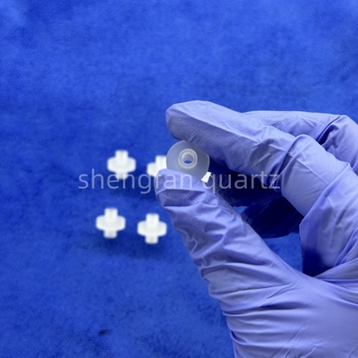 अनुकूलन 1200c उच्च तापमान सील क्वार्ट्ज हीटिंग ट्यूब के साथ फ्लैंज