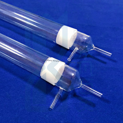 29/32 24/29 जोड़ के साथ कस्टम फ्यूज्ड सिलिका क्वार्ट्ज ग्लास फ्लास्क का समर्थन करें