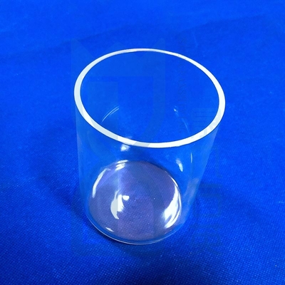 कस्टम उच्च तापमान संक्षारण प्रतिरोधी क्वार्ट्ज ग्लास फ्लैट तल परीक्षण ट्यूब
