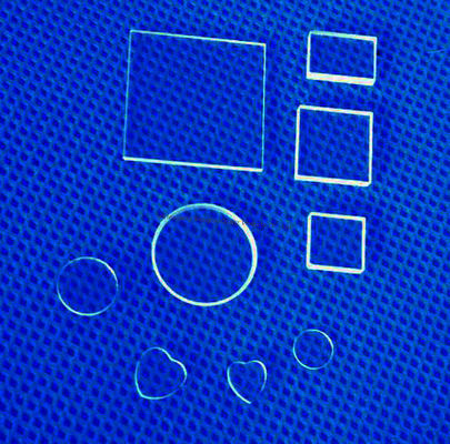 उच्च पारदर्शिता 99.99% शुद्धता क्वार्ट्ज ग्लास प्लेट 1100°C कार्य तापमान के साथ