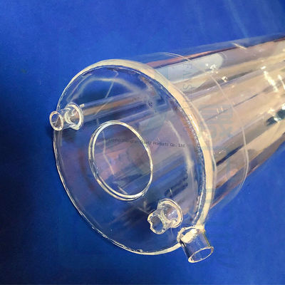 संयुक्त के साथ कस्टम फ्यूज सिलिका क्वार्ट्ज ग्लास फ्लास्क