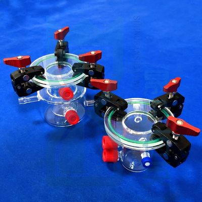 उच्च गुणवत्ता 500ml 1000ml क्वार्ट्ज प्रयोगशाला रासायनिक उपकरण क्वार्ट्ज फोटोकेमिकल रिएक्टर