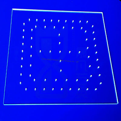 अर्धचालक और ऑप्टिकल अनुप्रयोगों के लिए अनुकूलन योग्य आकार के साथ उच्च तापमान प्रतिरोधी और उच्च पारदर्शिता क्वार्ट्ज ग्लास प्लेट