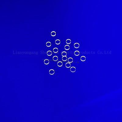 कमर खिड़कियों के लिए लेजर कट छोटे आकार के पराबैंगनी पारदर्शी फ्यूज क्वार्ट्ज ग्लास शीट