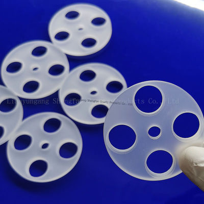उच्च शुद्धता SIO2 99.99% उच्च तापमान प्रतिरोध 1100°C क्वार्ट्ज ग्लास प्लेट