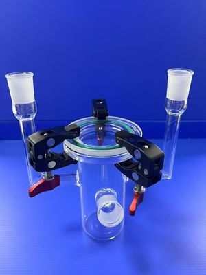 बिक्री के लिए कस्टम आकार रसायन विज्ञान प्रयोगशाला क्वार्ट्ज ग्लास वेयर