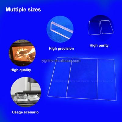 Customized Quartz Glass Plate Quartz Glass Sheet for Fixing Test Tube Standard-Sized Holes Processing Plate
