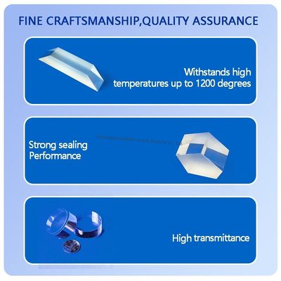 अनुकूलित फ्यूज्ड सिलिका ऑप्टिकल क्लियर फ्यूज्ड क्वार्ट्ज ग्लास प्लेट