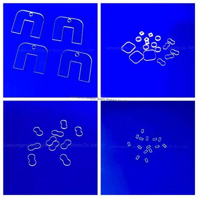 निर्माता उच्च पारगम्यता के साथ कस्टम ऑप्टिकल फ्यूज क्वार्ट्ज ग्लास मोटी प्लेट