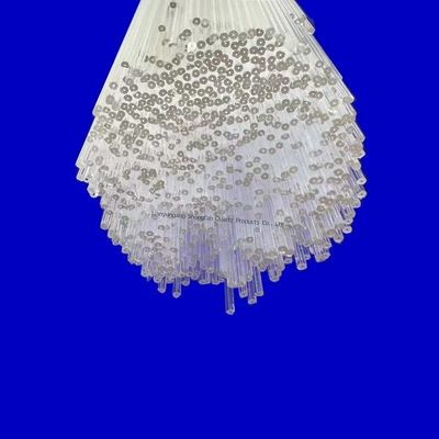 उच्च तापमान प्रतिरोधी संक्षारण प्रतिरोधी छोटे व्यास क्वार्ट्ज ग्लास कैपिलरी ट्यूब