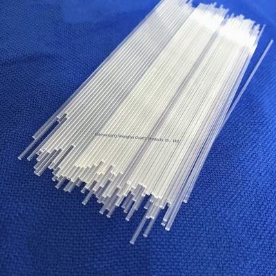 High Temperature Resistant High Purity SiO2 Quartz Glass Capillary Tube with 1mm-5mm OD