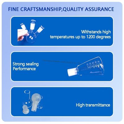 चीन प्रयोगशाला उपयोग के लिए 3 गर्दन वाली उच्च गुणवत्ता वाली क्वार्ट्ज ग्लास फ्लास्क की आपूर्ति करता है