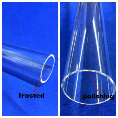 Customizable High Purity SIO2 99.99% Fused Quartz Glass Tube with Heat Resistance up to 1200°C