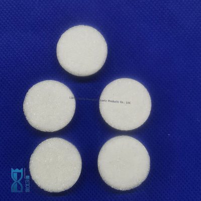 प्रयोगशाला उपकरण गैस और तरल निस्पंदन क्वार्ट्ज रेत कोर क्वार्ट्ज फिल्टर डिस्क