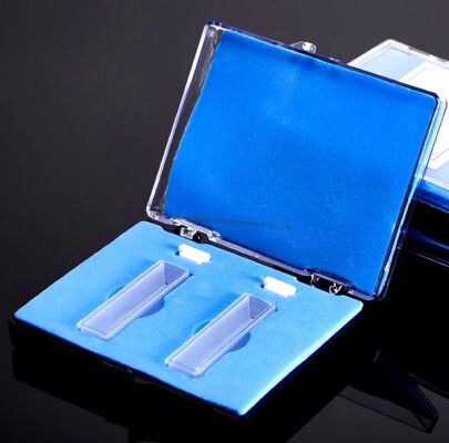 उच्च तापमान और संक्षारण प्रतिरोधी क्वार्ट्ज ग्लास कलरमीटर क्यूवेट, 3.5ml क्षमता के साथ