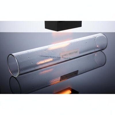 उच्च शुद्धता SiO2>99.99% के साथ कस्टम बड़े व्यास गर्मी प्रतिरोधी क्वार्ट्ज ग्लास ट्यूब