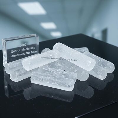 उच्च प्रकाश पारगम्यता के साथ ISO9001 प्रमाणित 3 मिमी ओडी उच्च तापमान प्रतिरोधी क्वार्ट्ज ग्लास ट्यूब