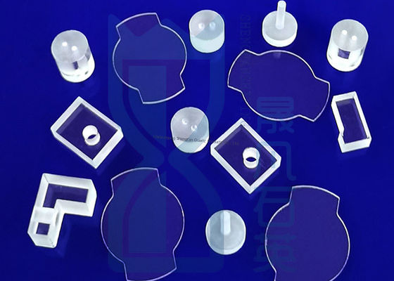 स्पष्ट क्वार्ट्ज ग्लास प्लेट उच्च प्रतिरोधी वर्ग क्वार्ट्ज प्लेट घनत्व 2.2g/cm3 SIO2 99.99%