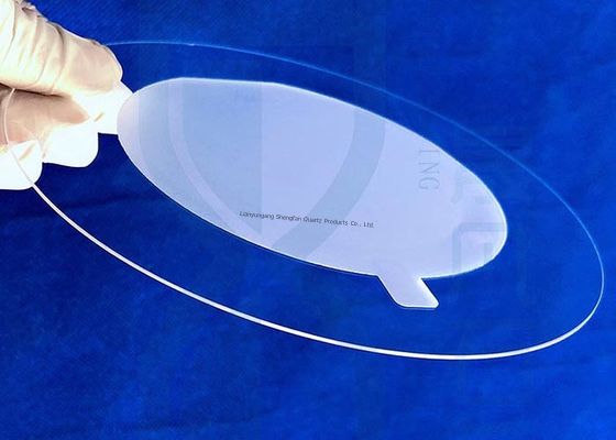 99.99% High Purity Quartz Plate Laser Grooving Fused Silica Quartz Glass Window