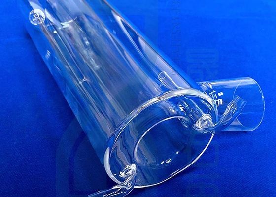 1100 ℃ क्वार्ट्ज उत्पाद फ्यूज्ड सिलिकॉन साइंस लैब ग्लासवेयर