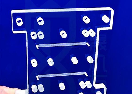 उच्च तापमान इलाज मशीन के लिए अनुकूलित क्वार्ट्ज ग्लास शीट