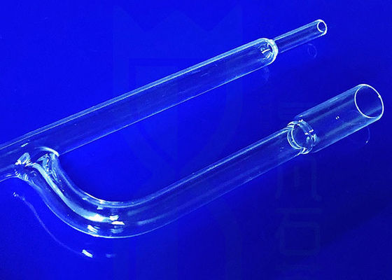 High Temperature Clear Quartz Tube Reactor Sealed Water Treatment